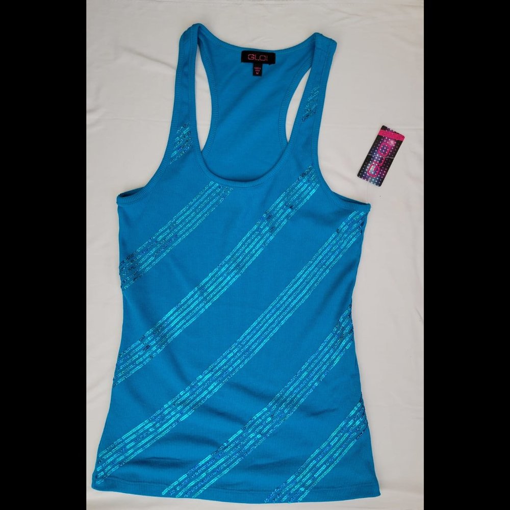 Y2K NWT Sequin Tank Top